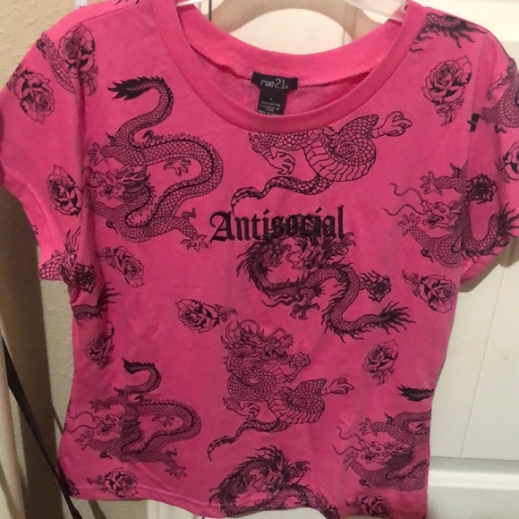 rue 21 pink shirt